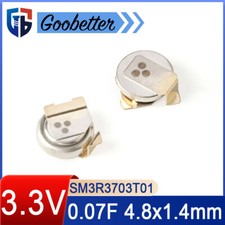 3.3V 0.07F Super Condensatori SM3R3703T01 Farad Piccoli Condensatori Pulsante 4.8x1.4mm
