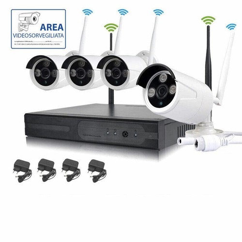 Kit videosorveglianza wireless - videosorveglianza,