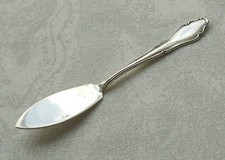 *RAR* Coltello Da Caviale Piccolo In Stile Chippendale In Argento 800 Lutz&Weiss