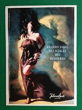 (D150) Pubblicità Advertising Werbung Clipping 33x23 cm - FALIERO SARTI SCIALLI