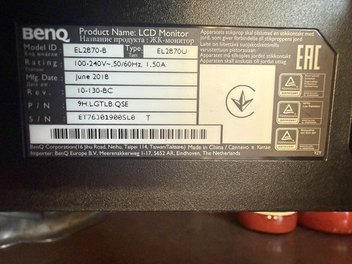 Benq el2870u monitor 4k - el2870u, 28"