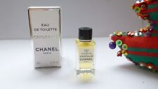 ANCIENNE & RARE miniature CRISTALLE  de CHANEL  pleine + boite NEUVE  ED TOILETT