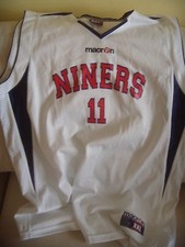 CANOTTA BASKET PALLACANESTRO ORIGINALE MACRON NBA CHARLOTTE NINERS N° 11