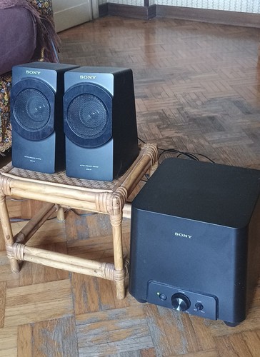 Casse con amplificatore sony - casse,