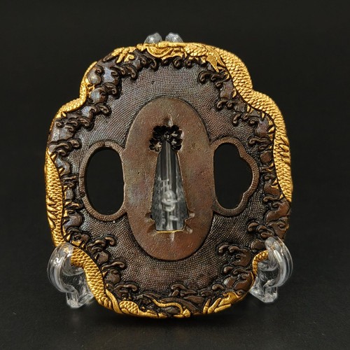 Japanese tsuba copper - tsuba,