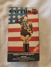 PATTON CBS FOX VIDEO VHS Hi-Fi Stereo George C Scott 1986 Rare Copy