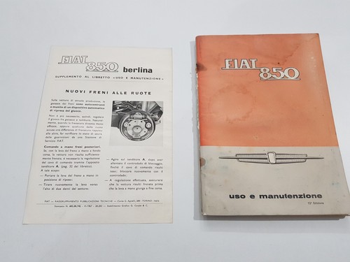 Libretto uso manutenzione - uso,