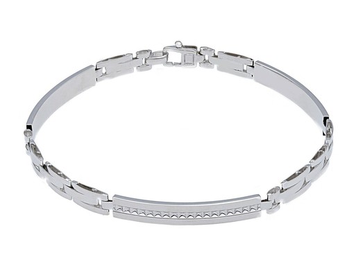 Bracciale oro bianco 18k - bracciale,