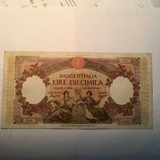 Cartamoneta lire 10.000 Repubbliche Marinare