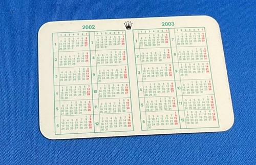 Rolex calendario vintage 2002 - vintage,