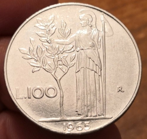 100 lire 1965 italia - 100,