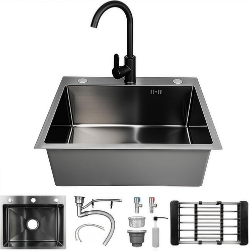 Wudlep lavello cucina nero - da,