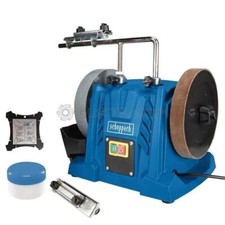 AFFILATRICE A UMIDO ACQUA SCHEPPACH TIGER 5000S AFFILA COLTELLI FORBICI MOLA