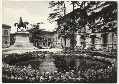 Perugia piazza italia e - -,
