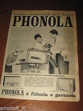 *93=PHONOLA TV TELEVISORE=ANNI