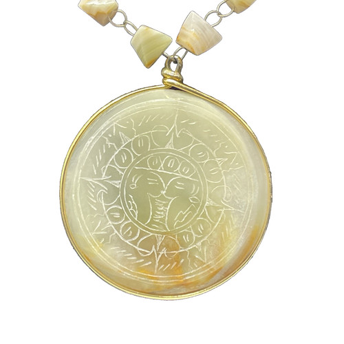 Collana ciondolo pietra