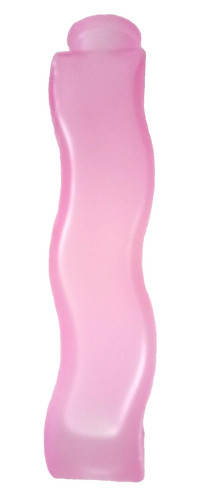 Vaso design rosa sinuoso - di,
