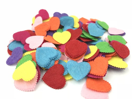 500pz feltro fustellato colori - feltro,