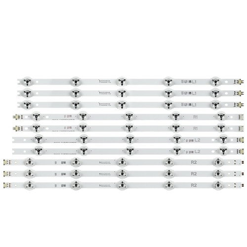 Kit 10pz strisce led - kit/10pz, per