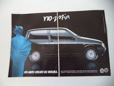advertising Pubblicità 1991 AUTOBIANCHI Y10 Y 10 MIA