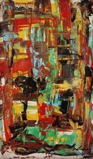 SALDI ARTE  COZZANI Quadro " POLLOCK 1" info contemporary Art Arte Investimenti 