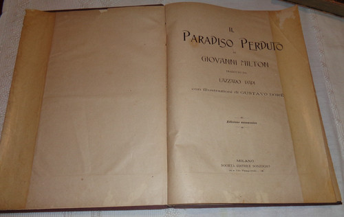 Milton paradiso perduto - il,