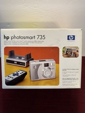 HP Photosmart 735xi fotocamera digitale con dock 3,2 MP 15X zoom scatola aperta con "REMOTO"