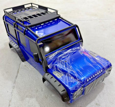 Carrozzeria Traxxas® TRX-4® Defender 1/10 cingolato blu Clipped con pneumatico nuova
