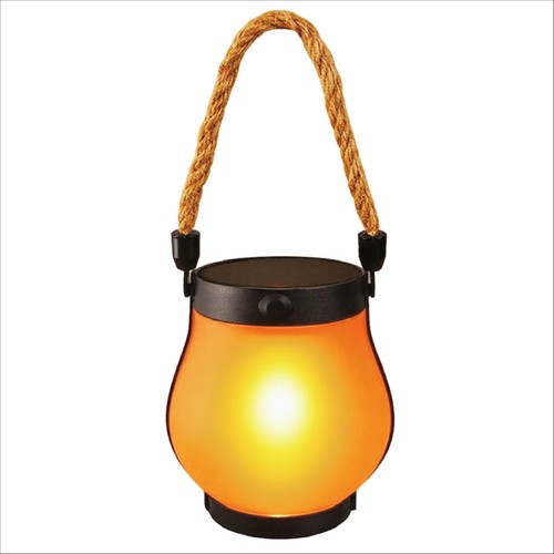 Lampada solare effetto fiamma - lampada,