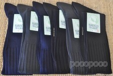 6 Paia calzini sanitari lunghi da uomo in cotone filo scozia Barocco Leccese 006