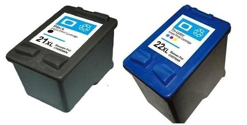 Cartucce nero colore - per, hp