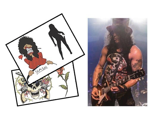Tatuaggi finti slash - finti,