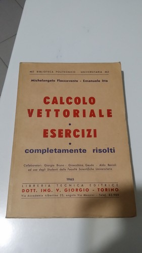 Calcolo vettoriale esercizi - vettoriale,