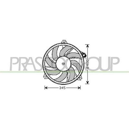 Ventola per peugeot 206 dal - 206,