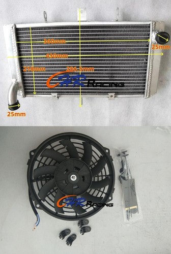 Radiatore ventola per kawasaki - radiatore+ventola,