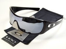 Occhiali da sole Oakley Antix Black cromati Fuel Cell Batwolf Eyepatch spedizione Hijinx