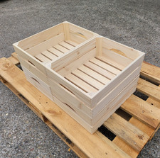 Casse grandi in legno, set di