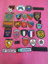 Lotto Militaria Collezione Toppe PATCH vintage uniforme Esercito Aeronautica WW2