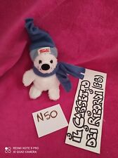 TRUDI:PELUCHES SWEET N 50 FOCA CON CAPPELLO E SCIARPA AZZURRI , MADE IN ITALY 