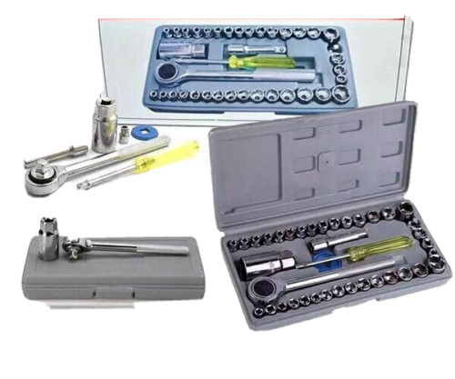 Kit pezzi chiavi bussola - 40,