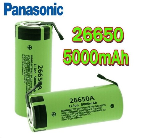 Batteria litio 26650 panasonic - batteria,