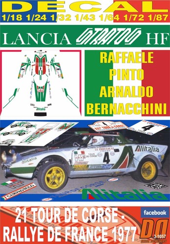 Decal lancia stratos - decal,