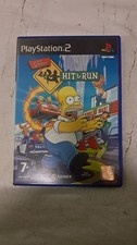 PS2 THE SIMPSON HIT & RUN VERSIONE STANDARD IL DISCO È MOLTO ROVINATO