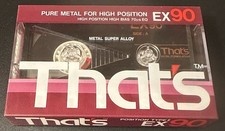 THAT’S EX 90 Position Chrome Japan Audiocassetta