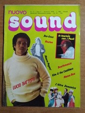 NUOVO SOUND 11/1978 LUCIO BATTISTI MAMA BEA MAURO PAGANI BEE GEES POOH ARBORE