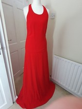 Abito da sera lungo rosso