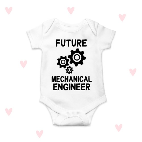 Ingegnere meccanico baby grow - ingegnere,