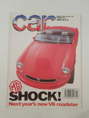 Car magazine august 1991 - magazine,