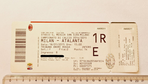 Biglietto tribuna - biglietto,