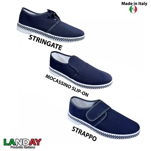 Landay scarpe uomo tela - in,
